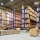interior of large warehousing facility