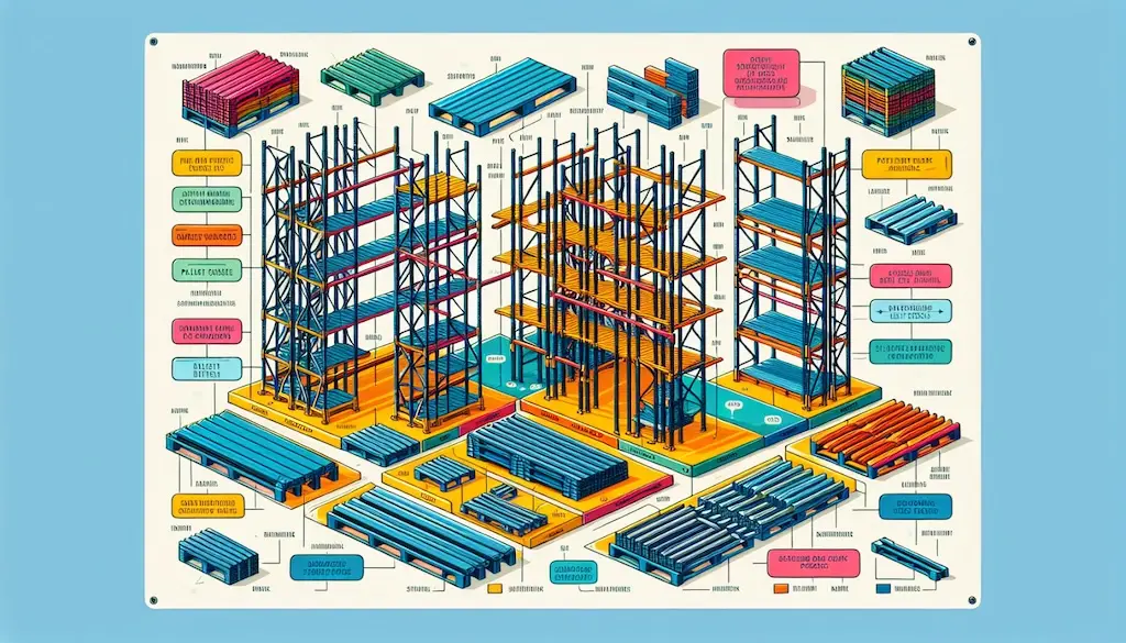 pallet racking systems diagram